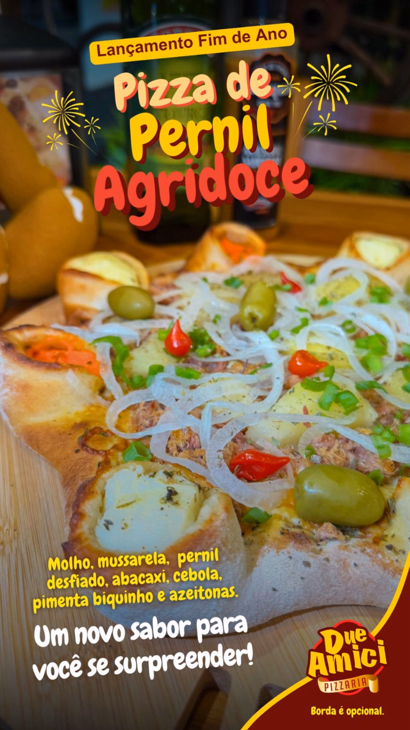 Pizzas e promoções em destaques
